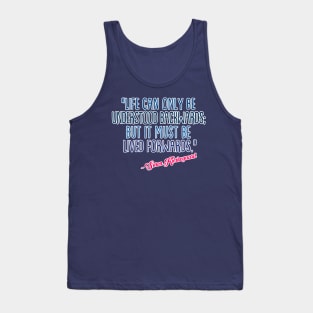 Søren Kierkegaard -  Typographic Quotation Tank Top